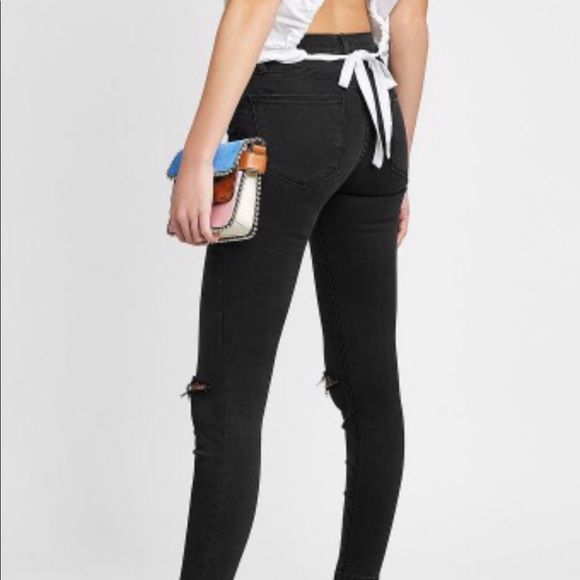 Frame Denim Le High Skinny Double Cropped Jeans - Picture 13 of 13